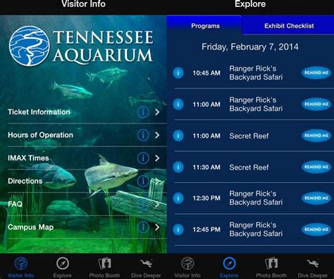 Tennessee Aquarium Introduces Mobile App Inpark Magazine