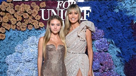 Heidi Klum And Daughter Leni Pose Together Again For Lingerie Ad