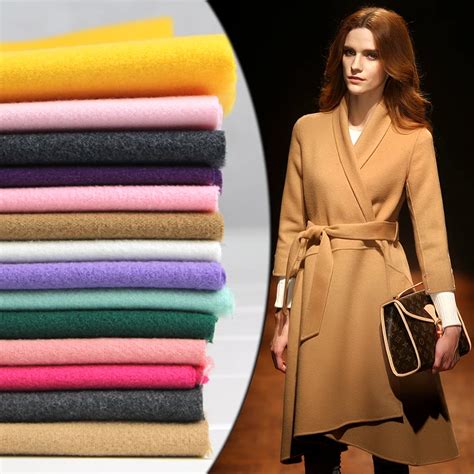 Cashmere Coat Fabric 1505m Thick Winter Imitation Wool Cloth Double