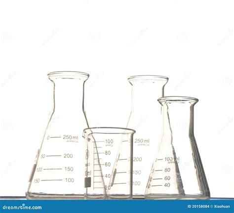 Triangular Flask And Beaker Stock Illustration Illustration Of