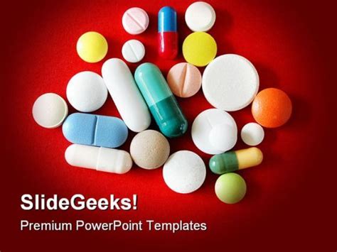 Pills Medical Powerpoint Templates And Powerpoint Backgrounds 0411