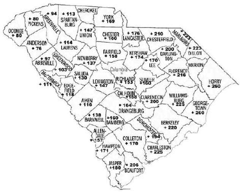 South Carolina School District Map Maping Resources