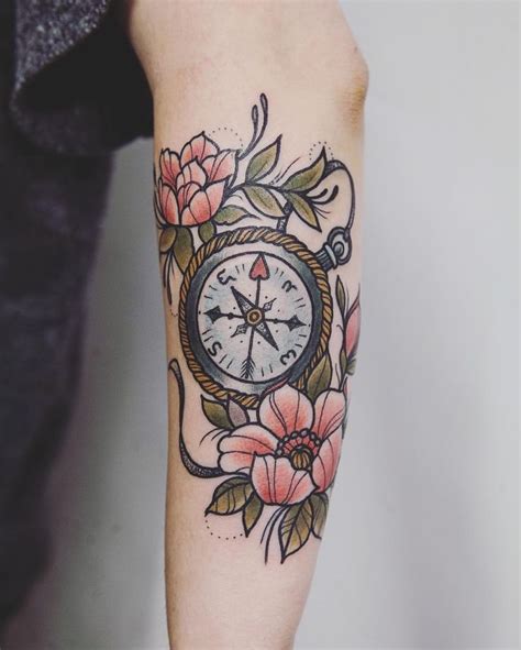 Do not copy this tattoo! 33 best Compass Tattoo Designs For Women Printable images by Tattoomaze on Pinterest | Tattoo ...