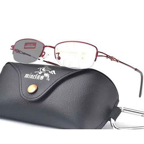 Mincl 2018 Progressive Multifocal Glasses Transition Sun Photochromic Reading Glasses Women See