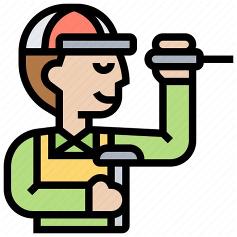 Inspector Maintenance Repairman Service Technician Icon