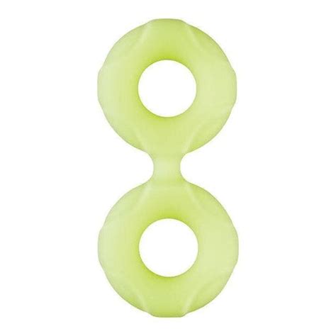 Forto F 81 Double Penis And Scrotum Ring Liquid Silicone Glow In The Dark Romantic Blessings