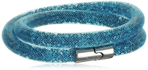 Swarovski Stardust Blue Double Bracelet Size M 40cm 5120022