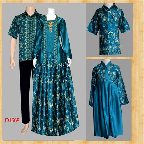 Model Baju Batik Gamis Kombinasi Terbaru Baju Mewah