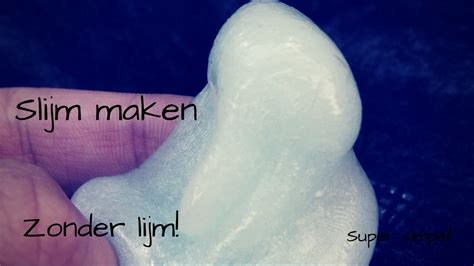 Fluffy Slijm Zonder Lijm Maken Voor Beginners Youtube