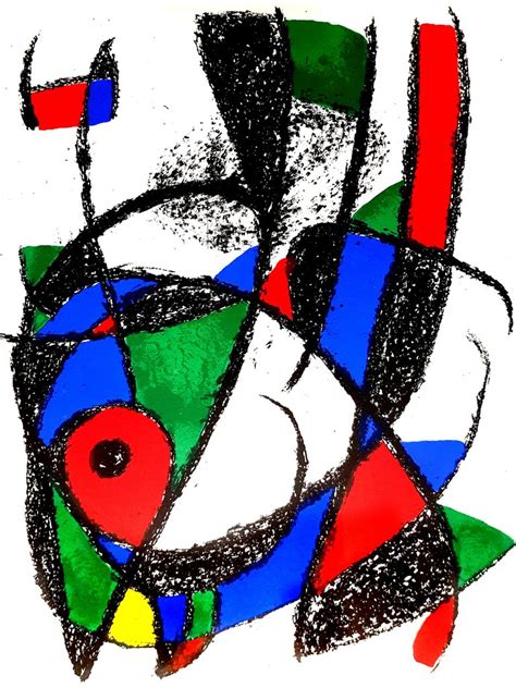 Joan Miró Joan Miro Original Abstract Lithograph Joan Miro Miro