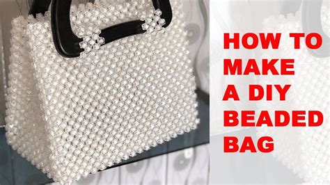 Diy Vintage Box Pearl Beaded Bag Pearl Bead Bag Youtube