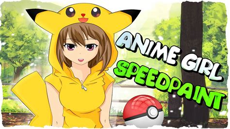 Anime Girl Speedpaint Full Hd 1080p 60fps Paint Tool Sai Youtube