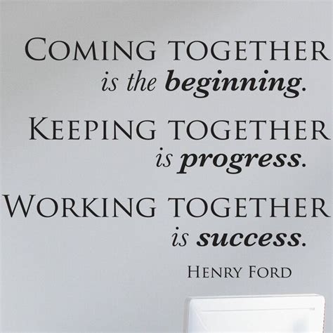 East Urban Home Coming Keeping Working Together Wall Decal In 2021
