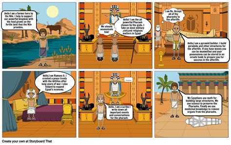 ancient egyptian culture storyboard par martinmake