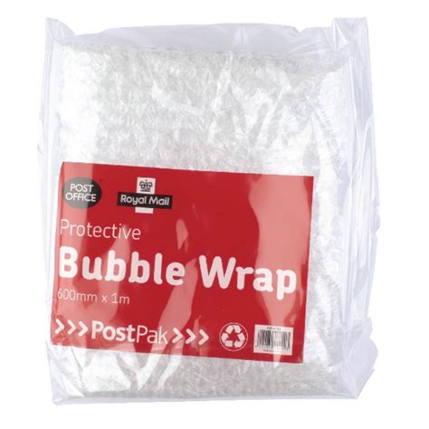 Post Office Postpak Protective Bubble Wrap Sheets 600mmx1m Pack Of 8