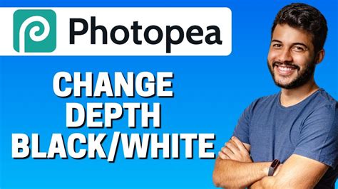 How To Change Depth Of Black And White In Photopea Youtube