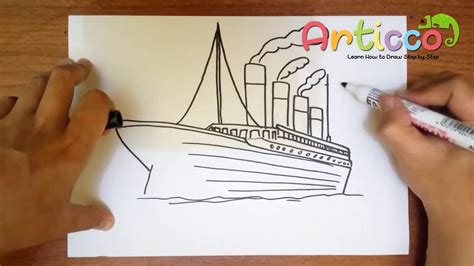 More images for how to draw the titanic underwater » How to Draw the Sailing Titanic Step by Step - YouTube