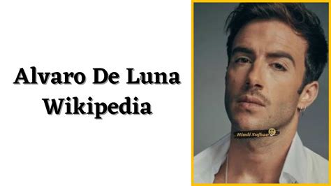 Alvaro De Luna Cantante Wikipedia Wiki Biografia EDad Familia