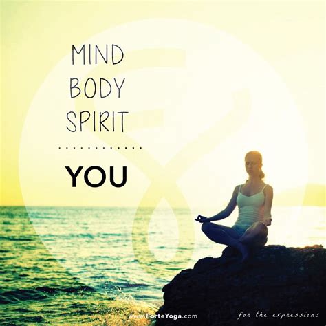 Take Care Of Your Mind Your Body And Your Spirit Together They Make
