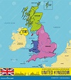 Mapa Politico De Reino Unido