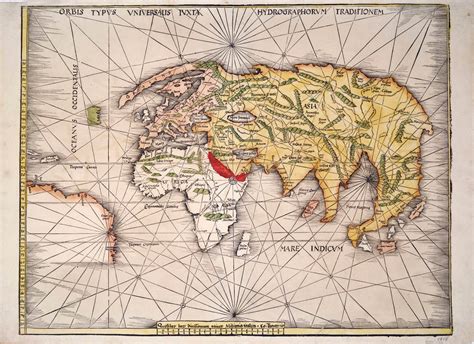 World Map After Ptolemy 1513 Posters And Prints By Unknown