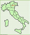 Vicenza location on the Italy map - Ontheworldmap.com