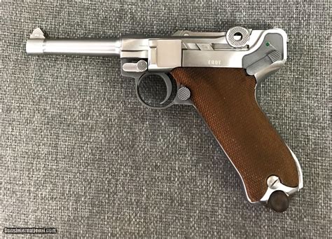 Luger P08 Manufactured By Mitchell Arms Of Houston Texas In Stainless