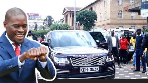 Sakaja Arrives In His Newly Acquired 20million Ranger Over At The