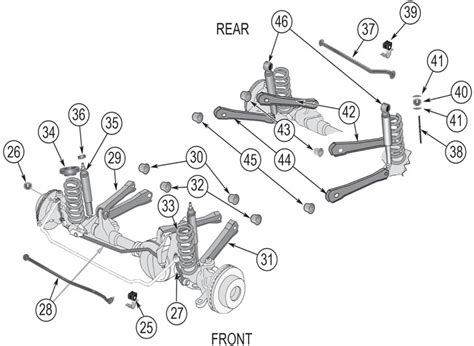 2004 Jeep Grand Cherokee Front End Parts Diagram