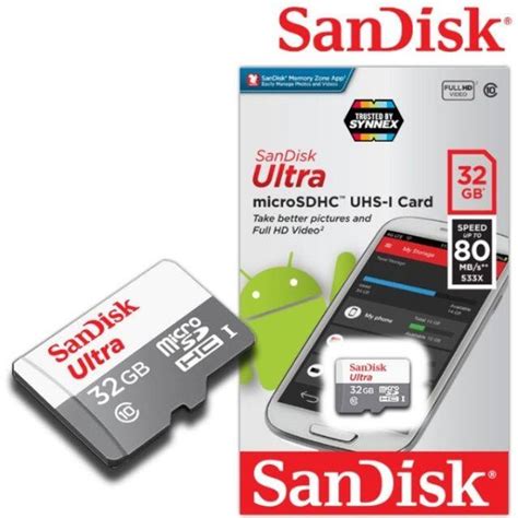 Sandisk 64gb Microsdxc Uhs I Card Ultra Class10 80mbs 553x เมมโมรี่