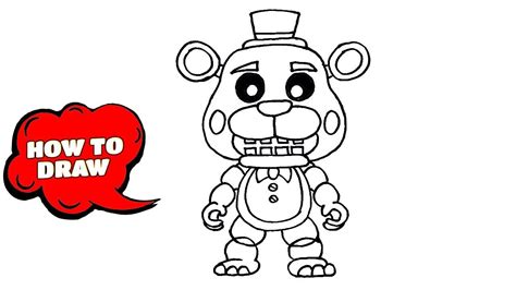 Learn How To Draw Freddy Fazbear From Five Nights At Freddy S Five