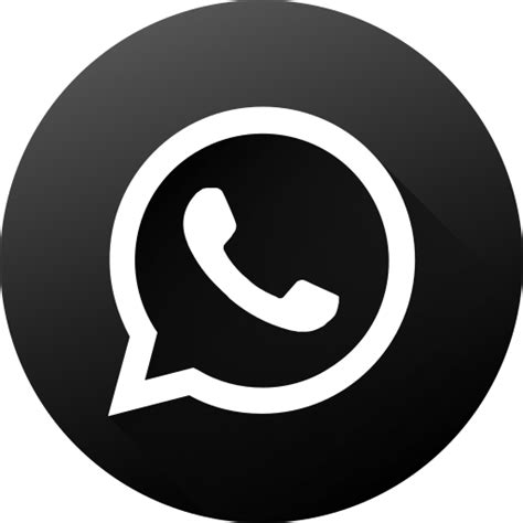 Computer icon telephone call icons logos a logo whatsapp. ícone Whatsapp Livre de Social Media Black and White