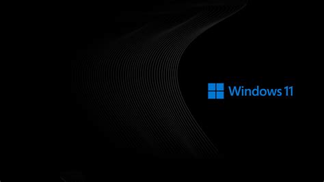 Windows 11 Dark Wallpaper 4k 3840x2160 With Original Logo Hd