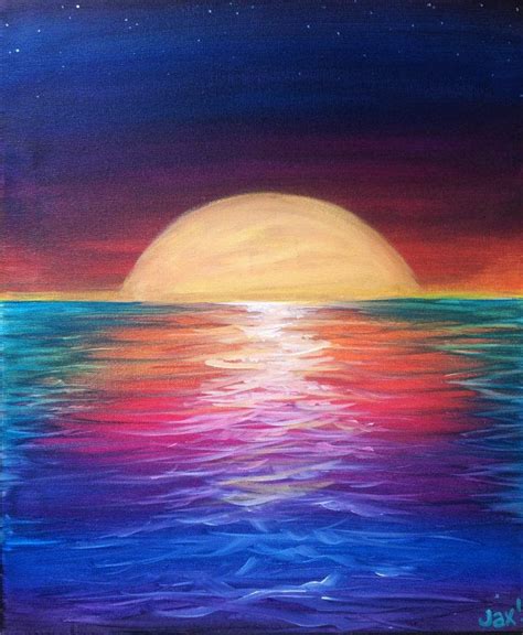 Draw another line above to that for another hill. Ocean Sunset Drawing at GetDrawings | Free download