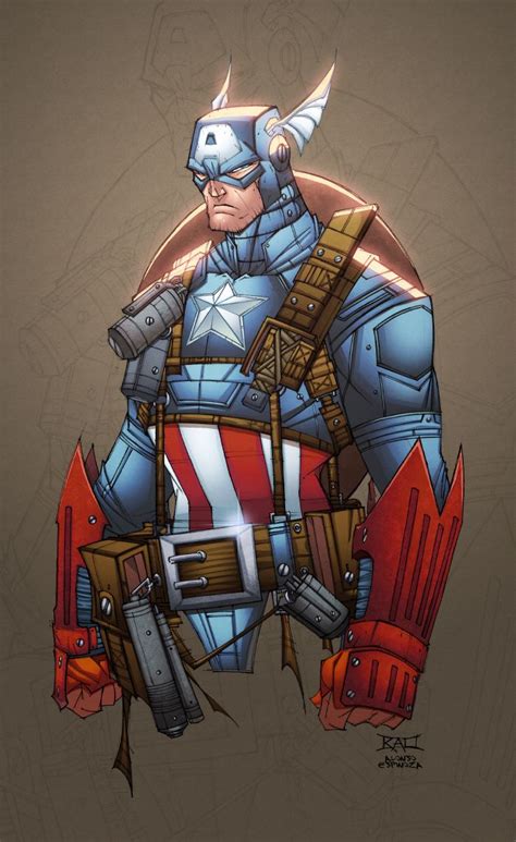 Cap America By Alonsoespinoza On Deviantart With Images