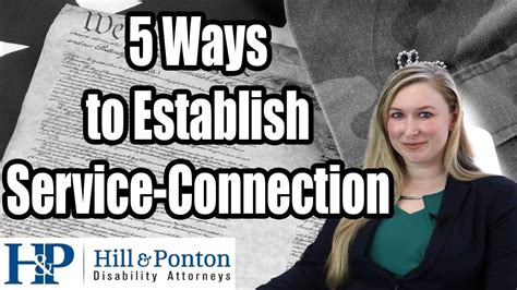 5 Ways To Establish Service Connection Va Benefits Youtube