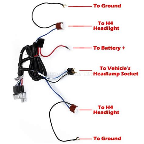 View 18 H4 Headlight Socket Wiring Diagram
