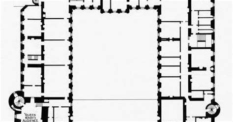 Royal Interiors Part Ii Palace Of Holyroodhouse Floor Plans C 1950