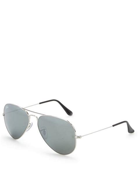 Ray Ban Aviator Sunglasses Silver Uk