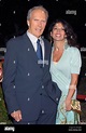 Clint Eastwood & Dina Ruiz Eastwood attend the 'Flags Of Our Fathers ...