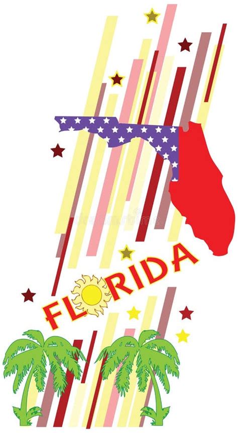 Welcome To Florida Stock Vector Illustration Of Palm 53106341