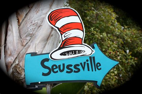 Dr Seusscat In The Hatwhimsical Directional Signs