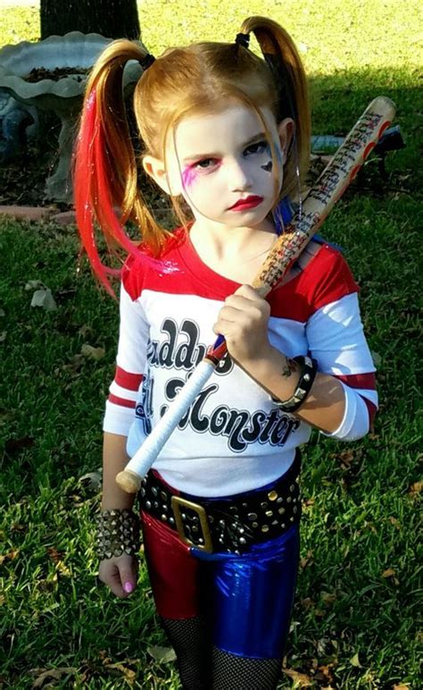 Kids Cosplay Costume Harley Quinn Suicide Squad Halloween Fancy Dress E