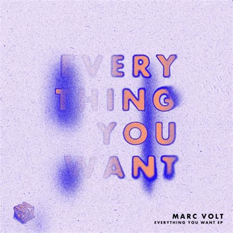 Stream Everything You Want Extended Mix In The Box By Marc Volt