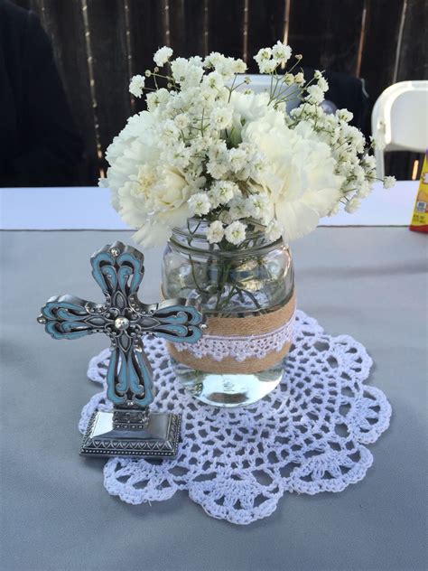 My Sons First Holy Communion Centerpieces Babe Baptism Centerpieces Wheat Centerpieces Baptism
