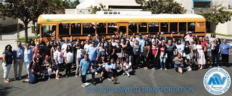 Transportation District Departments Moreno Valley Unified School