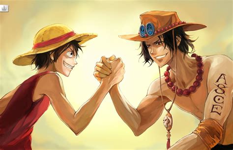 Bigwallpapershd Hd Wallpapers One Piece Ace One Piece Luffy Ace
