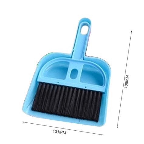 Visland Small Dustpan And Brush Set Whisk Broom And Dust Pans Mini