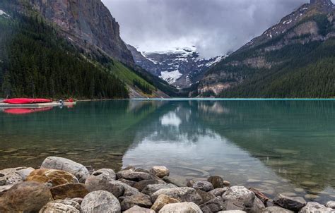 Lake Minnewanka Banff National Park Wallpapers Wallpaper Cave