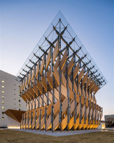 Decmyk Kengo Kuma Builds Cross Laminated Timber Pavilion And Park In Tokyo
